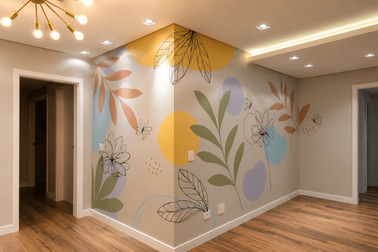 Wall graphics office branding Dubai